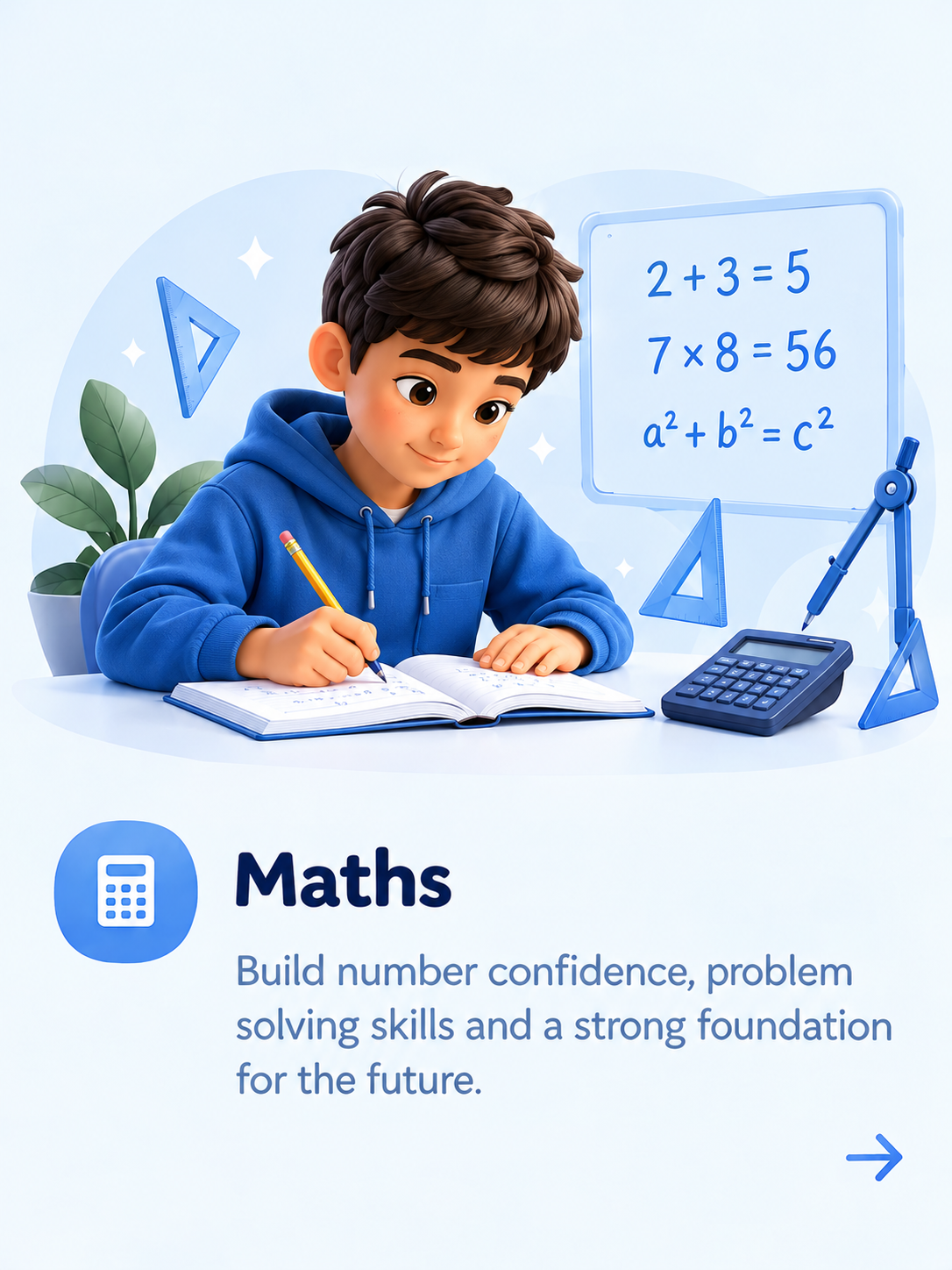 Maths - Number sense first. Confidence follows.